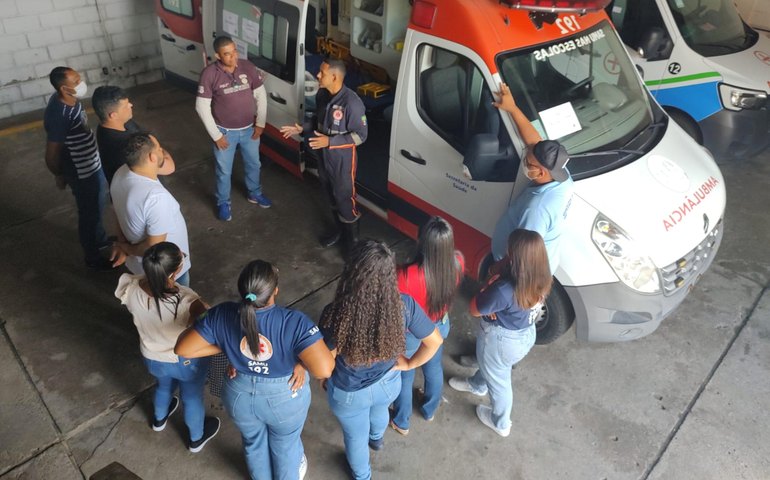 Samu realiza Curso de Atendimento Pré-Hospitalar para 41 novos profissionais das Bases Descentralizadas