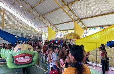 Dia das Crianças é comemorada com parque de diversão em São Brás
