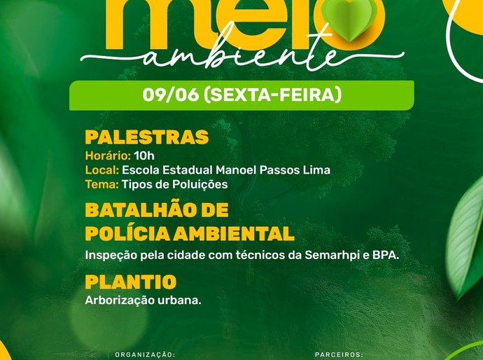Passeio Ciclístico abre programação da Semana do Meio Ambiente em Palmeira dos Índios