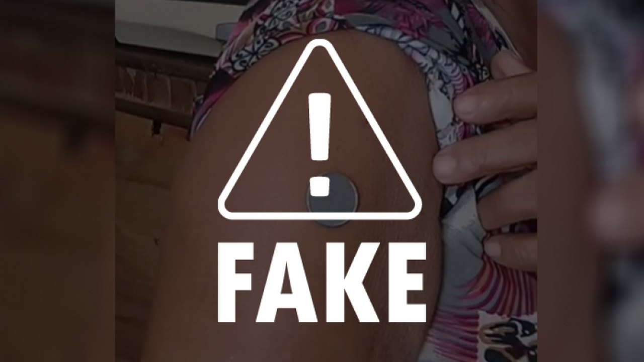 É falso que vacinas provoquem “efeito imã” na pele
