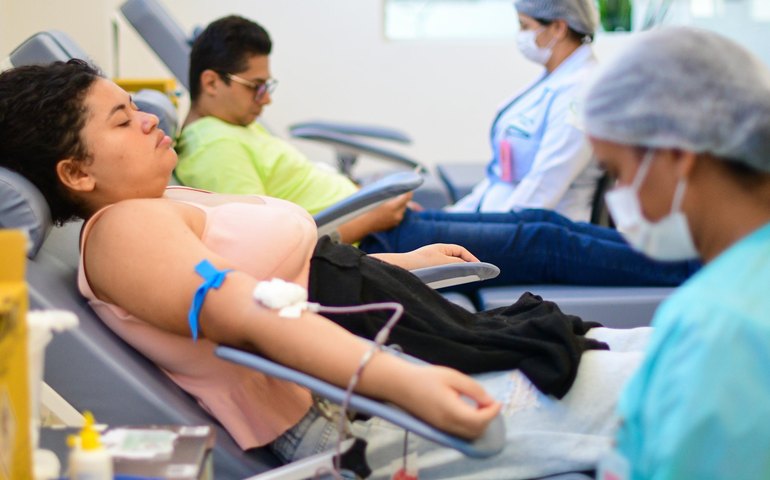 Hemoal realiza coleta externa de sangue na cidade de Arapiraca nesta terça-feira
