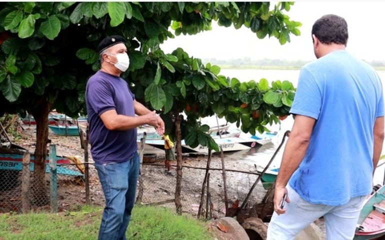 Defesa Civil de Penedo realiza ações preventivas em pontos estratégicos em decorrência do aumento de vazão