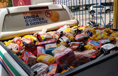 Vigilância Sanitária já retirou de circulação 46 toneladas de alimentos impróprios para consumo