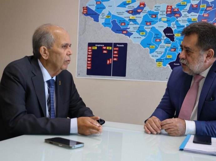 Chefia do MPAL recebe corregedor do Tribunal de Justiça e reforça compromisso de otimizar distribuição de promotores nas comarcas