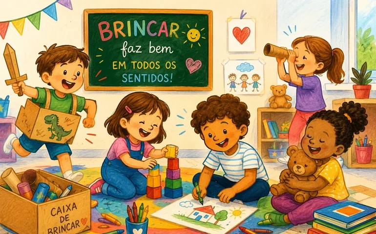 Brincar é essencial para o desenvolvimento infantil e para o bem-estar das famílias