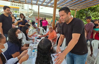 Nona edição do Saúde em Ação promove atendimentos gratuitos no São Jorge em parceria com o vereador Allan Pierre