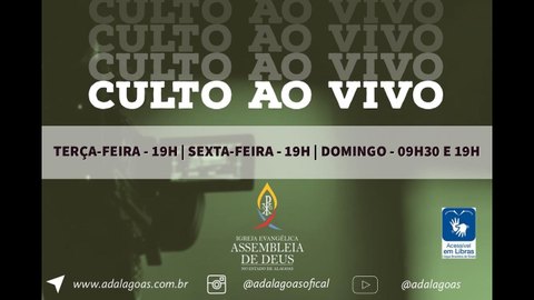 Culto no lar - 05/04/2020 (Acessível em libras)