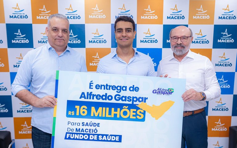 Alfredo Gaspar destina R$ 16 milhões em emendas para Fundo Municipal da Saúde de Maceió