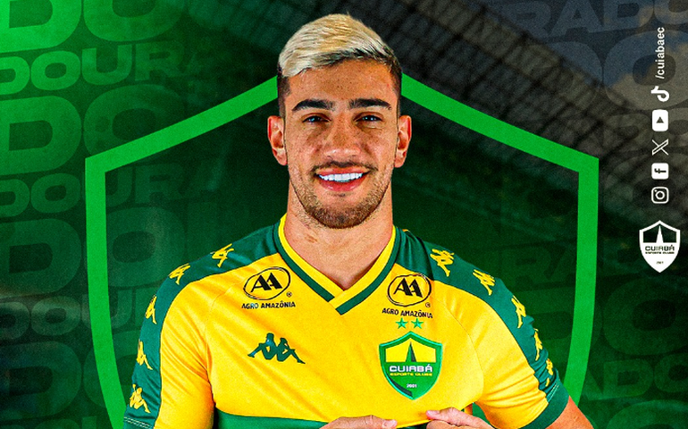 Dispensado pelo Santos, atacante Pedrinho é anunciado pelo Cuiabá