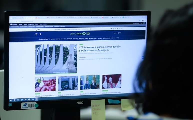 Agência Brasil cresce 20% em visualizações em 2025