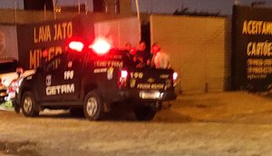 Cliente é executado dentro de lava a jato em Itabaiana / Foto: Foto: Reprodução/Redes Sociais