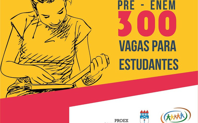 Pré-Enem Comunitário oferta 300 vagas para estudantes