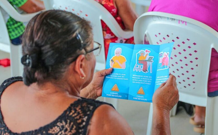 Prefeitura inicia ações do projeto de segurança para idosos: “Calma, pode ser golpe!”