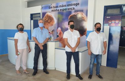 Prefeito Joaquim Beltrão visita novo Centro de Triagem Covid-19