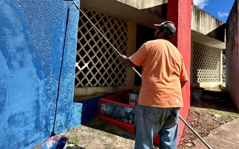 Secretaria de Educação realiza serviços de manutenção em unidades do Cepa