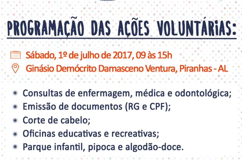 Celebração do Dia de Cooperar 2017 será em Piranhas em 1º de julho