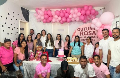 Outubro Rosa: unidade de saúde de Traipu realiza ação especial com atendimentos e palestra sobre prevenção ao câncer de mama