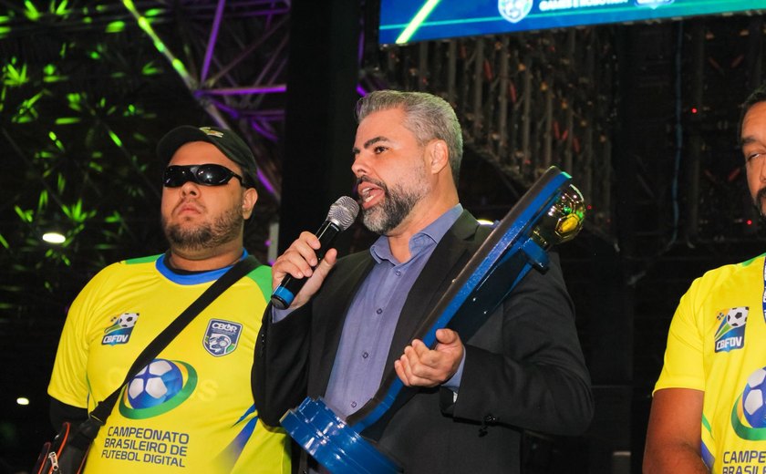 Bruno Mota conquista título brasileiro de futebol digital e leva R$ 30 mil em Brasília