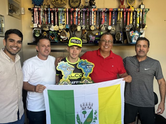 Prefeitura de Arapiraca apoiará piloto de motocross Gabriel Magalhães nos circuitos brasileiros