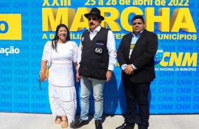 Gilberto Gonçalves participa da XXIII Marcha a Brasília em defesa dos municípios