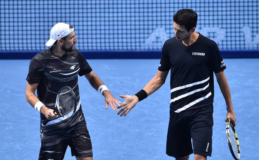 Marcelo Melo encerra parceria com Kubot com vitória em jogo final no ATP Finals