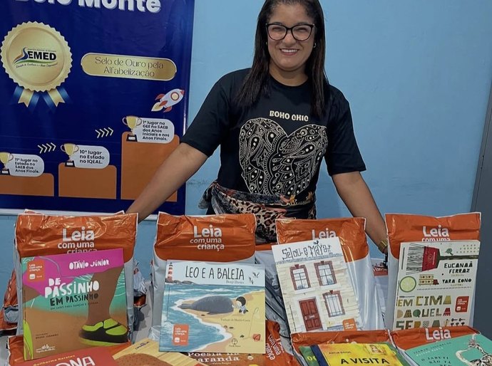Educação de Belo Monte recebe livros do Leia com uma criança, iniciativa do Itaú Social
