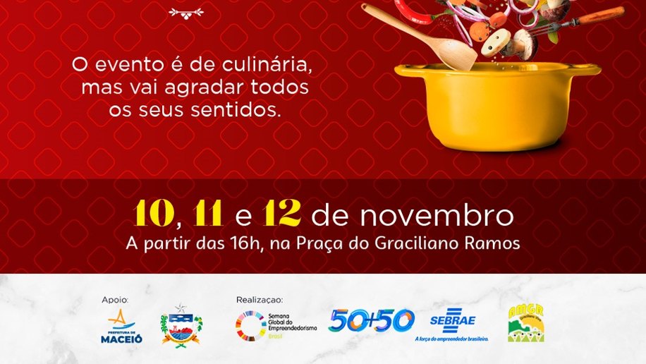 4ª edição da Feira Gastronômica do Graciliano Ramos tem início nesta quinta-feira (10)