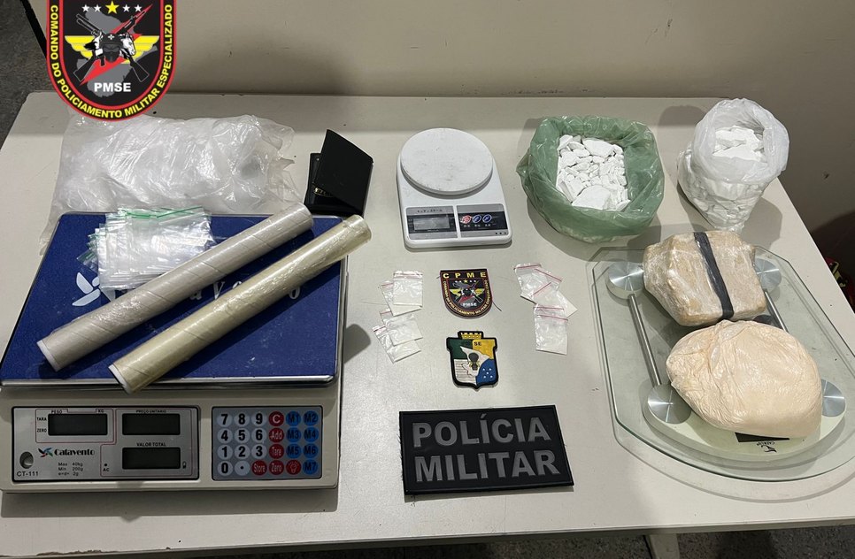 Homem é preso com 4 kg de drogas durante operação em Aracaju