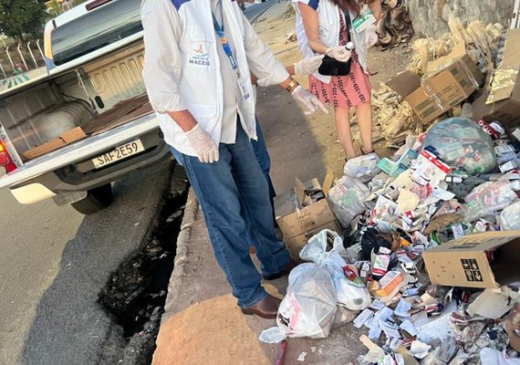 Vigilância Sanitária de Maceió Recolhe resíduos perigosos