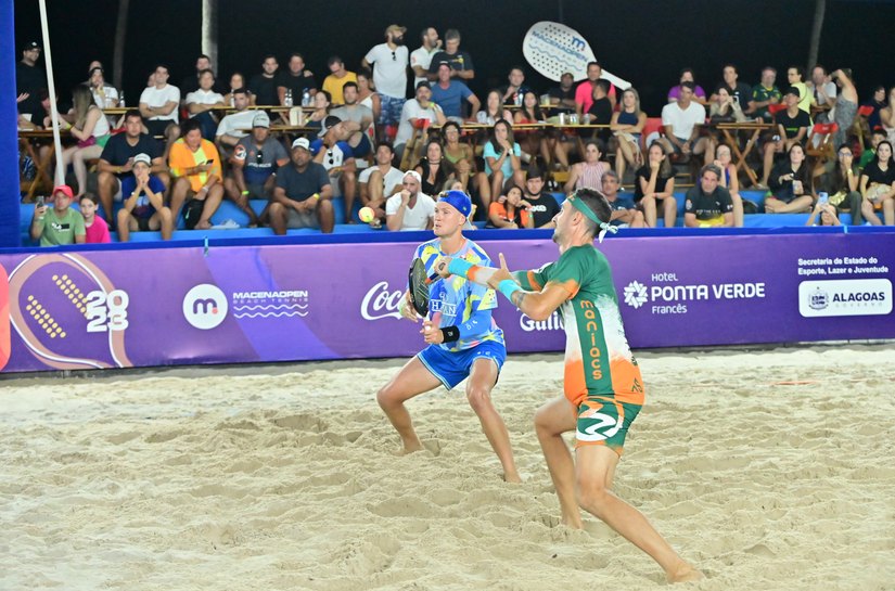 André Baran busca vaga nas quartas de final do Macena Open de Beach Tennis