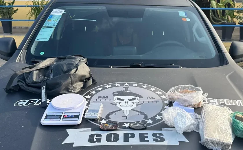 Suspeita de guardar drogas para o tráfico é presa com mais de 1 kg de entorpecentes em Campo Alegre
