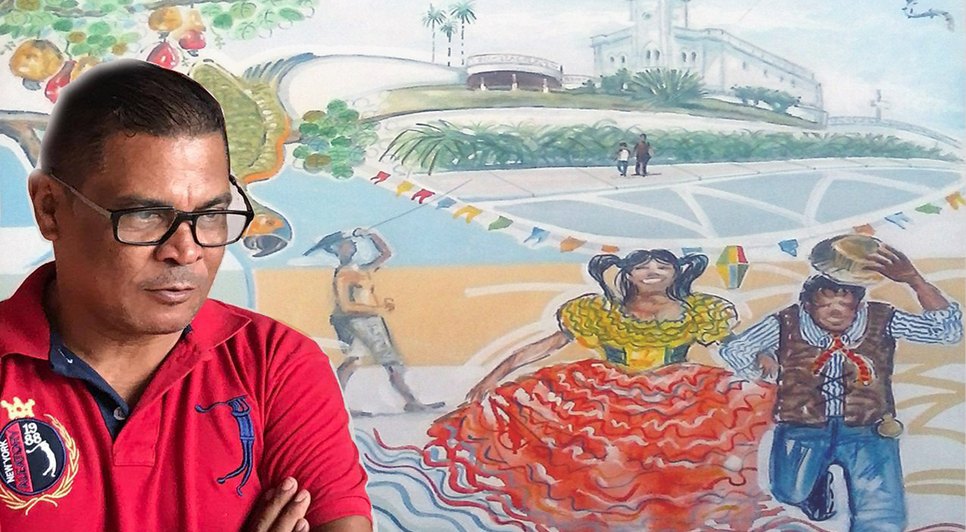 Artista plástico Edidelson Silva apresenta exposição ‘Humanos e Urbanos Aracajuanos’ no Shopping Jardins.jpg / Foto: Assessoria de comunicação
