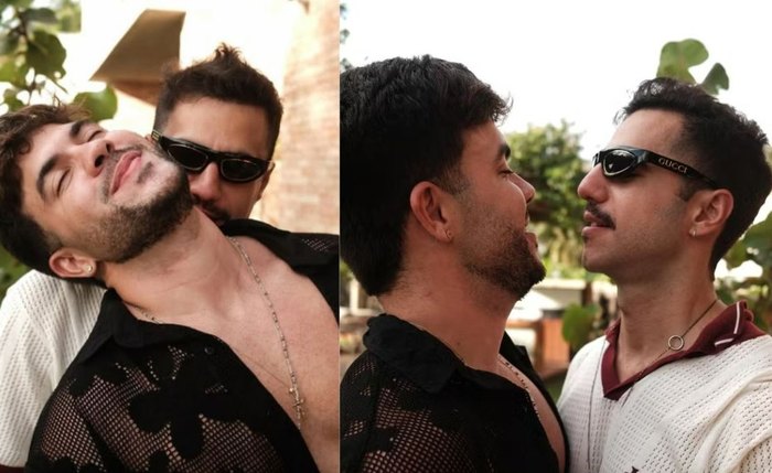 Álvaro e ex-BBB Matheus Lisboa