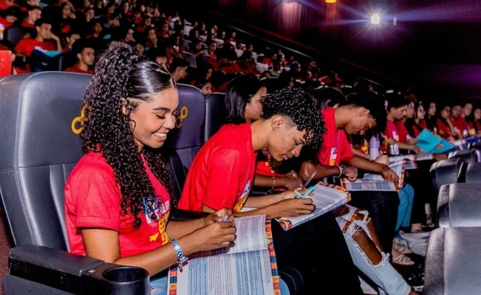 Estudantes na edição passada do Pré-Enem Educar é Massa. Foto: Ascom Semed