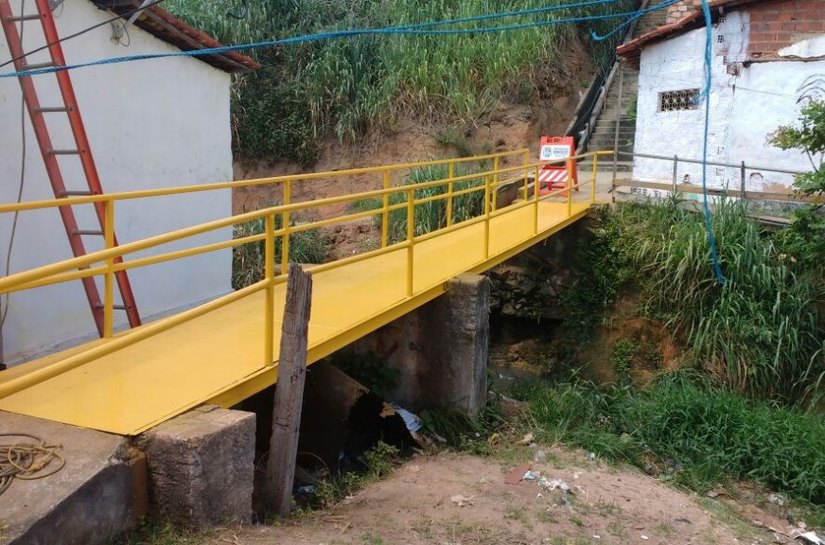 Prefeitura de Maceió melhora acessibilidade na Grota Pau D’arco