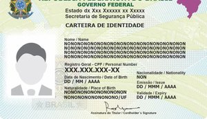 nova-identidade / Foto: Foto: SSP/Divulgação