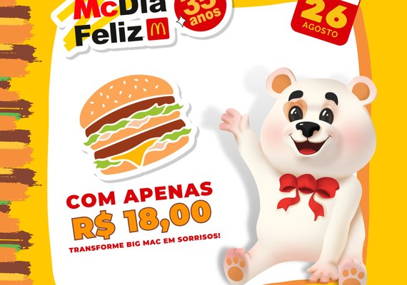 Apala inicia pré-venda dos tradicionais tíquetes para o McDia Feliz 2023