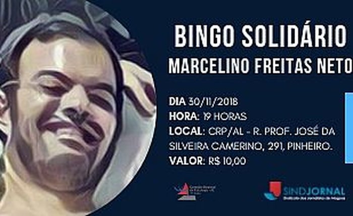 Bingo Solidário terá renda revertida para Marcelino Freitas Foto: Divulgação