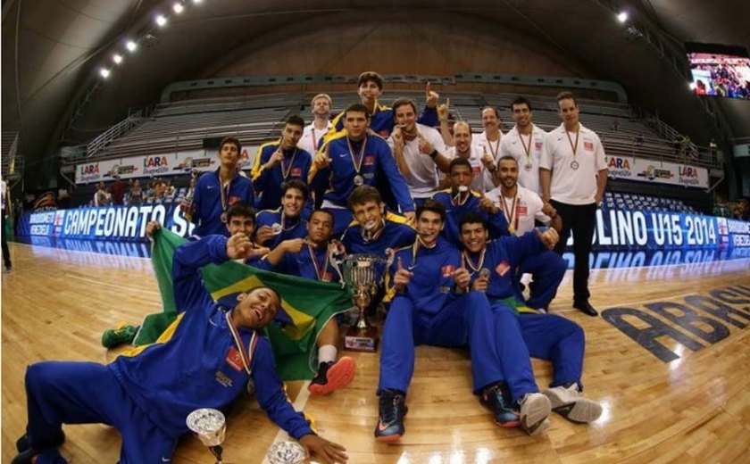 Brasil conquista título Sul-Americano de basquete sub-15 e garante vaga na Copa América