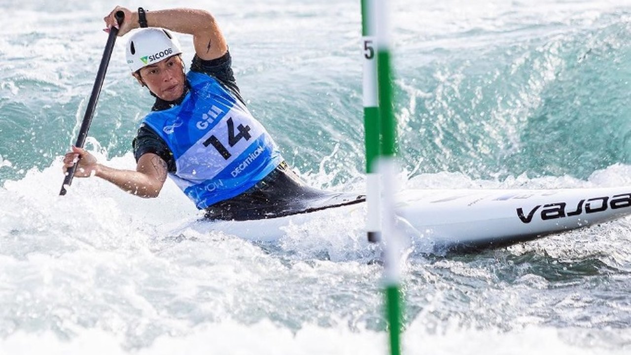 Ana Sátila termina em 5º no Mundial de Canoagem Slalom e celebra vaga para Paris-2024
