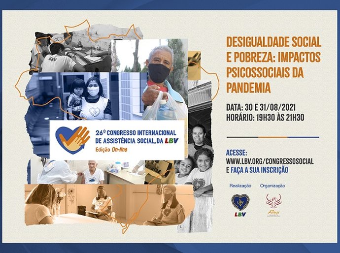 Evento Internacional discute o tema “Desigualdade social e pobreza: impactos psicossociais da pandemia”