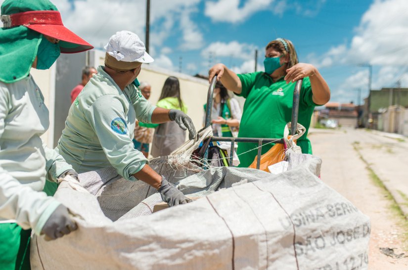 Cooperativas parceiras da Prefeitura de Maceió recolhem mais de 700 toneladas de recicláveis