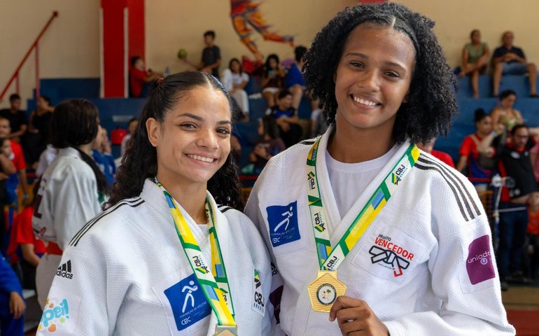 Estudantes da Rede Estadual estão entre as 10 melhores judocas do país na classe cadetes