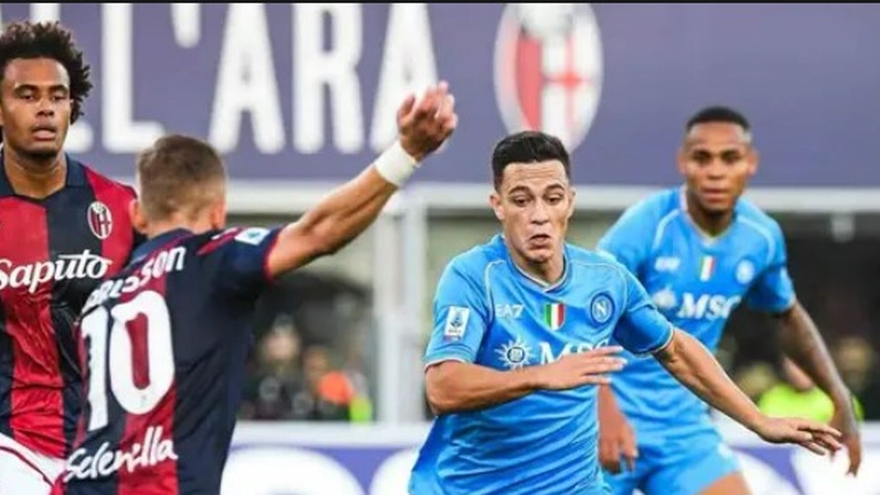 Napoli fica no 0 a 0 com Bologna em jogo sonolento e chega a 3 jogos sem vencer no Italiano