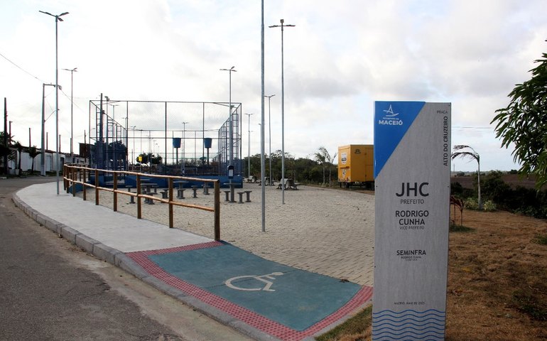 Parque Linear Alto do Cruzeiro consolida novo espaço de lazer em Riacho Doce