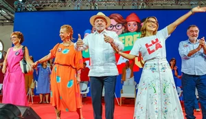 Presidente participou do ato Mulheres com Lula, em BH, ao lado de Janja e candidatas