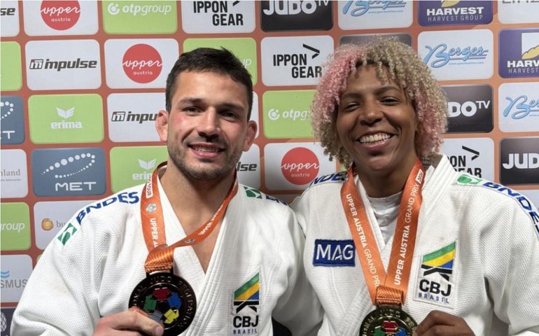 Rafaela Silva é ouro e Cargnin bronze no Grand Prix de judô da Áustria
