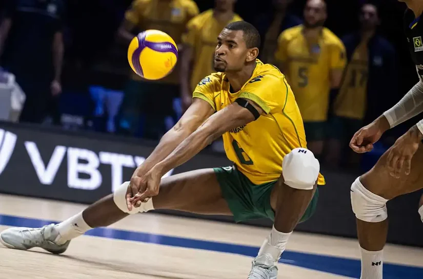 Inédito: Brasil cai na 1ª fase da Liga das Nações de vôlei masculino