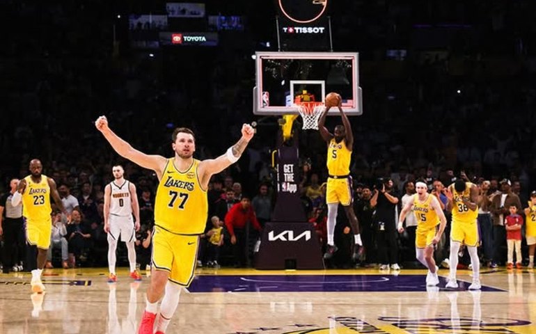 Doncic decide nos segundos finais da prorrogação, e Lakers superam Nuggets em Los Angeles
