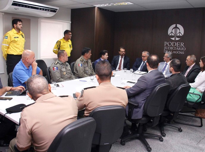 Reunião no TJAL discute organização e segurança dos Jogos Nacionais da Magistratura